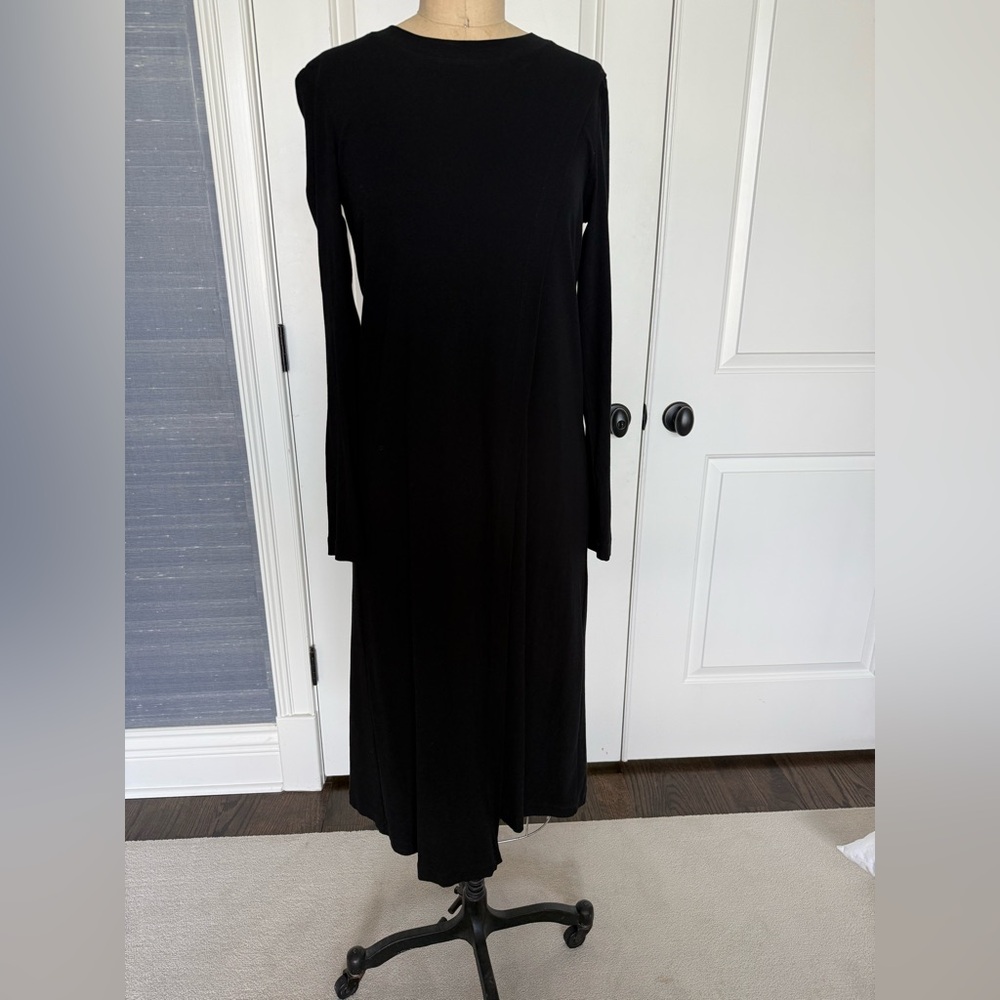 Rosetta Getty Classic Black Long Sleeve Dress size Medium
